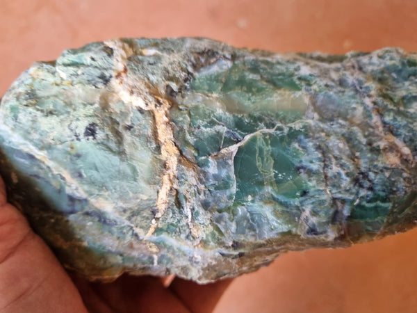 Polished Green Opal rock GREEN84