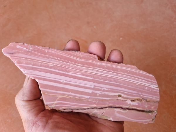 Polished Pink Opal  slab POP170