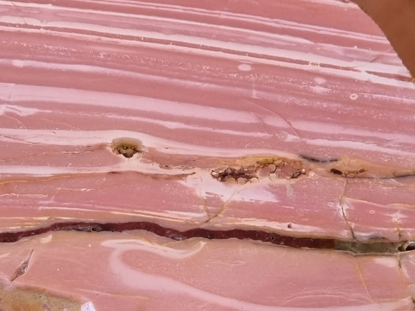 Polished Pink Opal  slab POP170