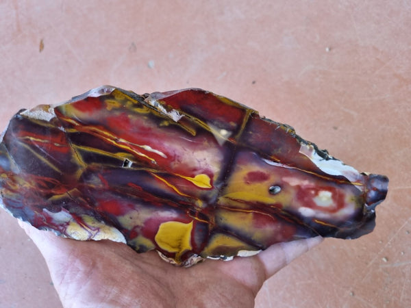 Polished Mookaite slab MK376