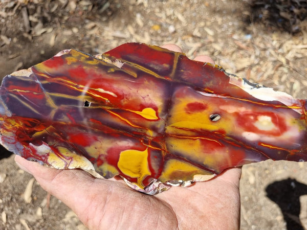 Polished Mookaite slab MK376