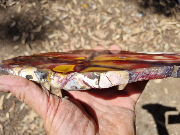 Polished Mookaite slab MK376