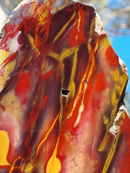 Polished Mookaite slab MK376