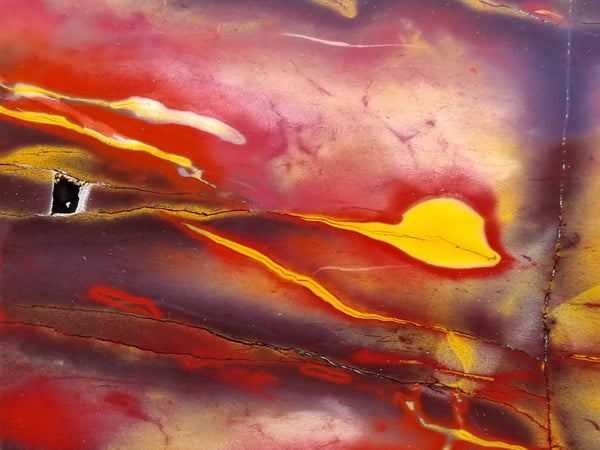 Polished Mookaite slab MK376