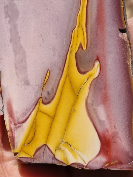 Polished Mookaite slab MK378