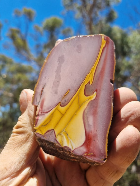 Polished Mookaite slab MK378