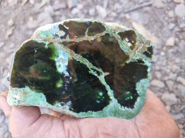 Polished Chrome Chalcedony  CC151