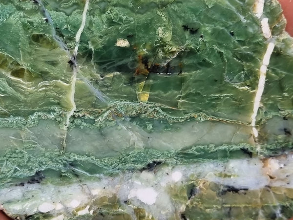 Polished Green Opal slab GRN87