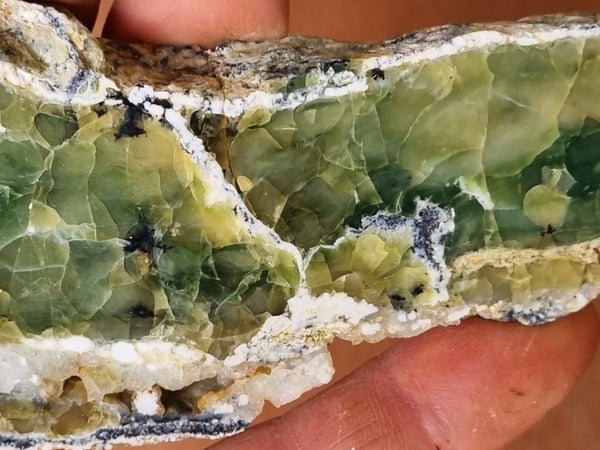Polished Green Opal slab GRN88