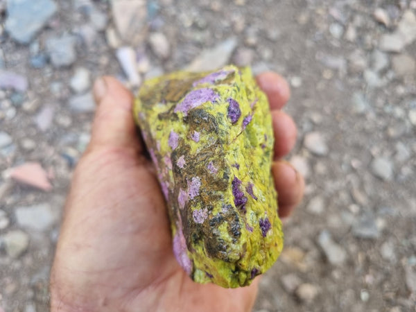 Rough Stichtite in Serpentine (Atlantisite) STR128