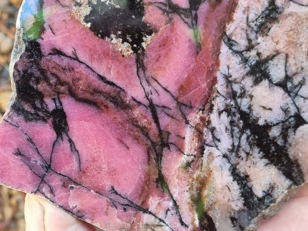 Polished Rhodonite slab RH259