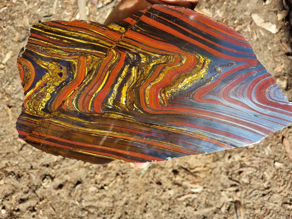 Polished Tiger Iron slab TI270