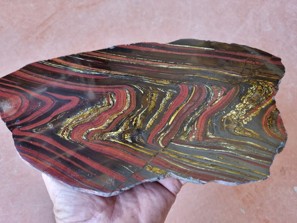 Polished Tiger Iron slab TI270