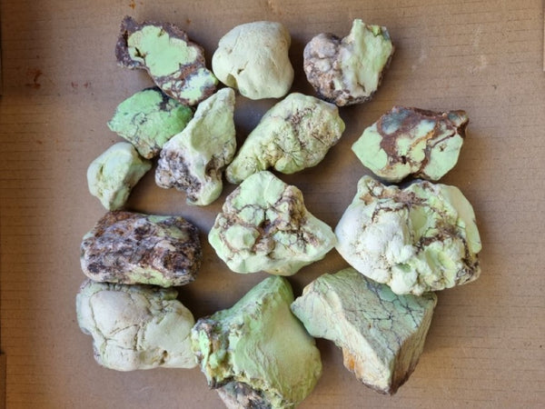 Lime magnesite rough. LMR 103 – GemstoneGeeks.