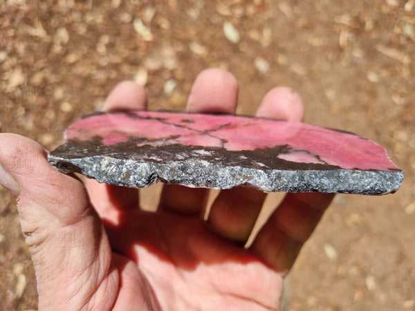 Polished Rhodonite slab RH263