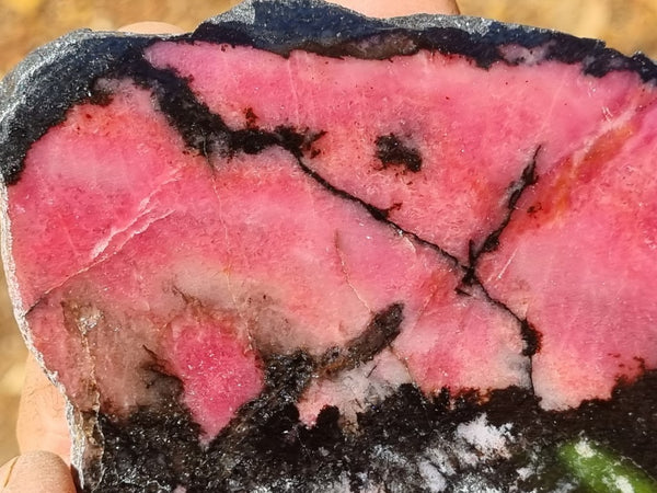 Polished Rhodonite slab RH263