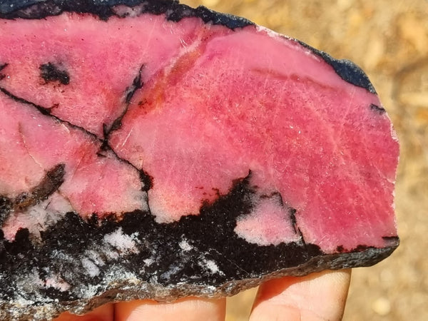 Polished Rhodonite slab RH263