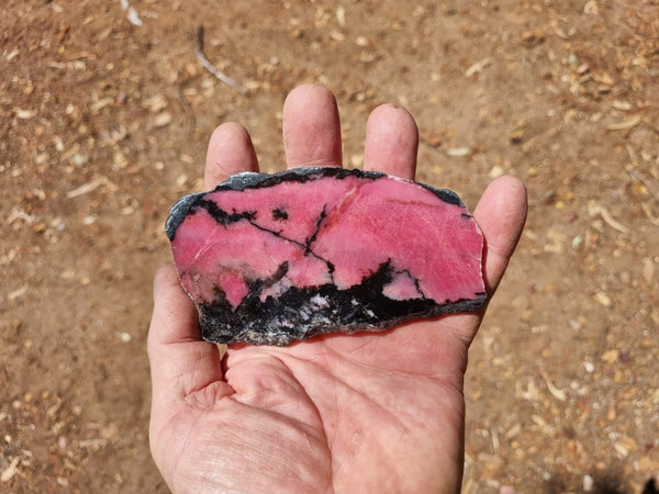 Polished Rhodonite slab RH263