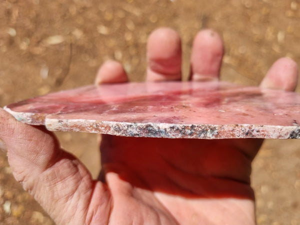 Polished Rhodonite slab RH262