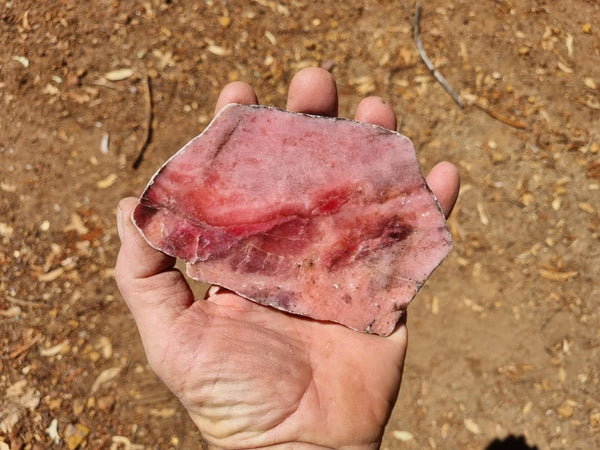 Polished Rhodonite slab RH262