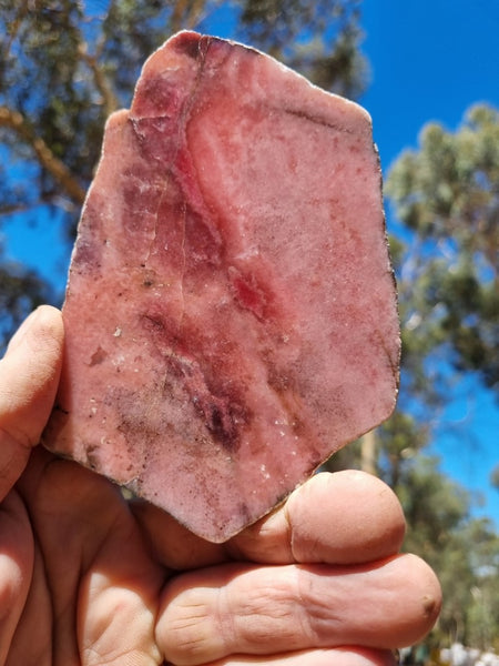 Polished Rhodonite slab RH262