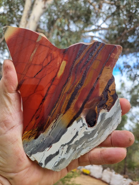 Sunset Jasper polished slab SU151