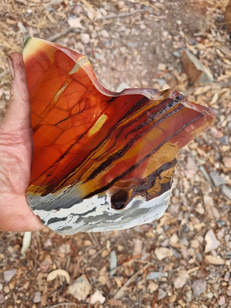 Sunset Jasper polished slab SU151