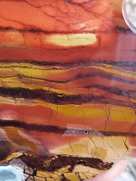 Sunset Jasper polished slab SU151