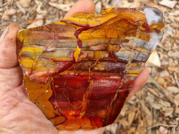 Sunset Jasper polished slab SU152