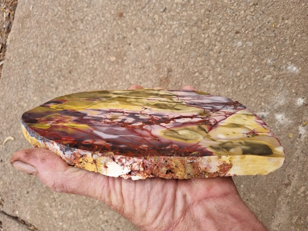 Polished Mookaite slab MK382