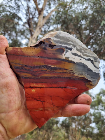 Sunset Jasper polished slab SU155