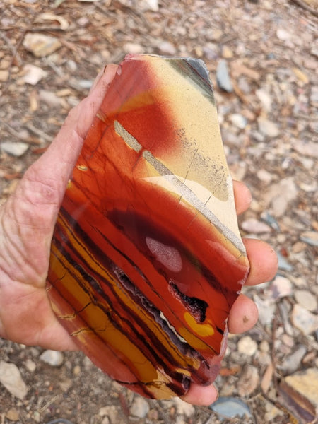 Sunset Jasper polished slab SU154