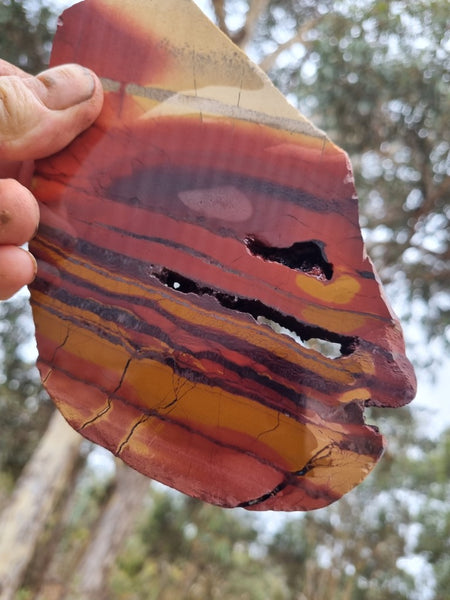 Sunset Jasper polished slab SU154