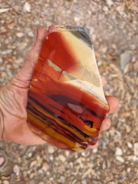 Sunset Jasper polished slab SU154