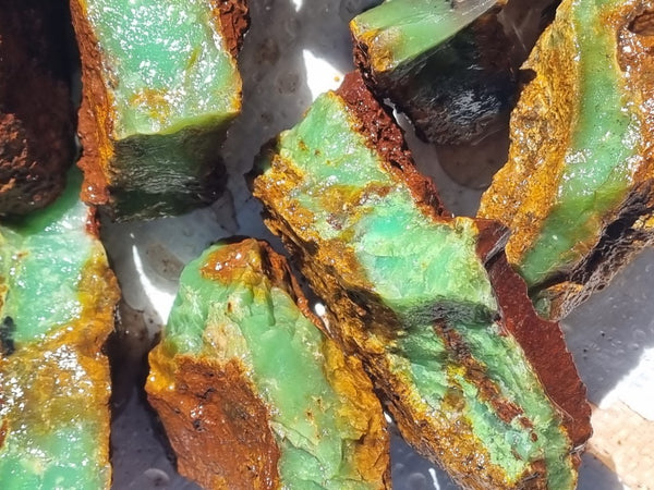 Chrysoprase rough.  CHR 178