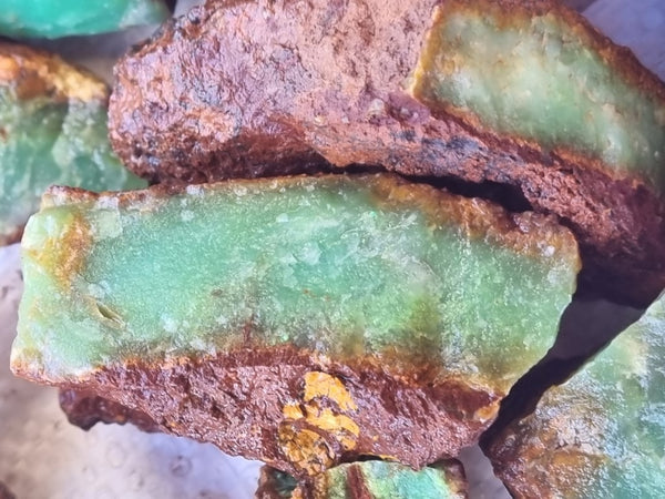 Chrysoprase rough.  CHR 178