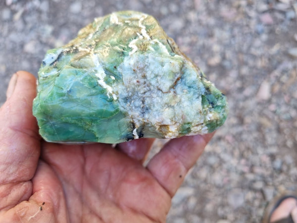 Green Opal  rough.  GOR 112