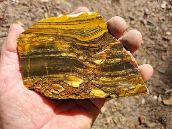 Polished Tiger Eye slab TE381