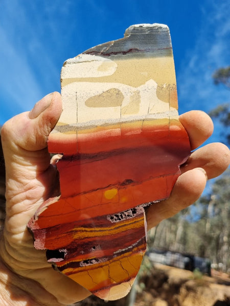 Sunset Jasper polished slab SU156