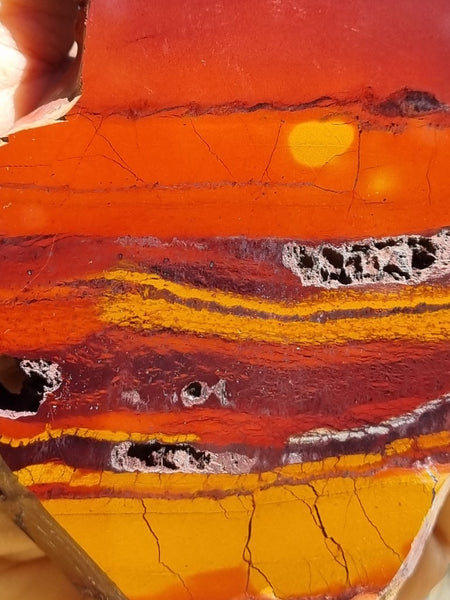 Sunset Jasper polished slab SU156