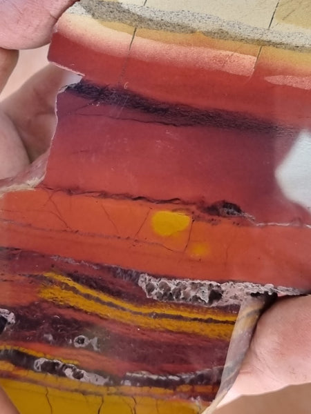 Sunset Jasper polished slab SU156