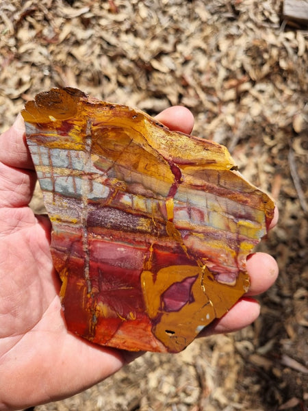 Sunset Jasper polished slab SU165