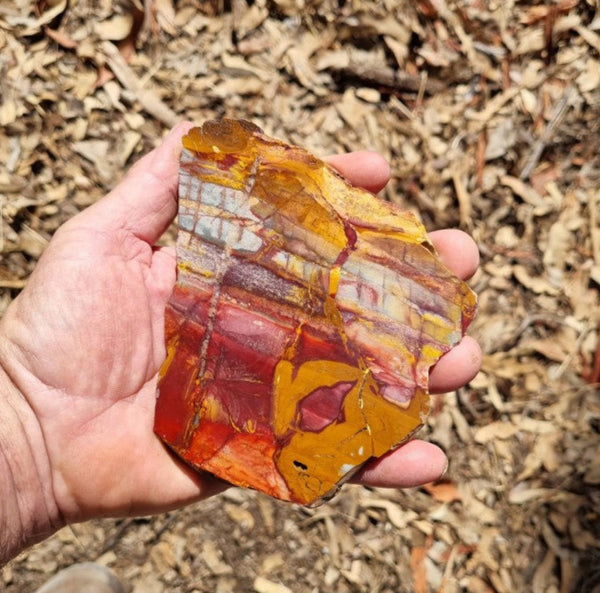 Sunset Jasper polished slab SU165