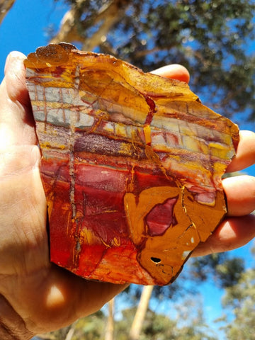 Sunset Jasper polished slab SU165