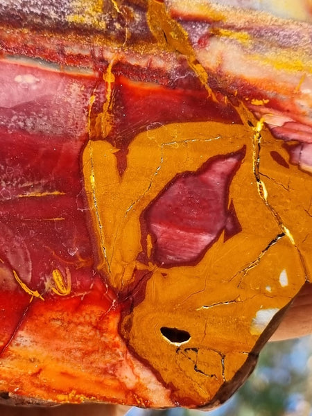 Sunset Jasper polished slab SU165