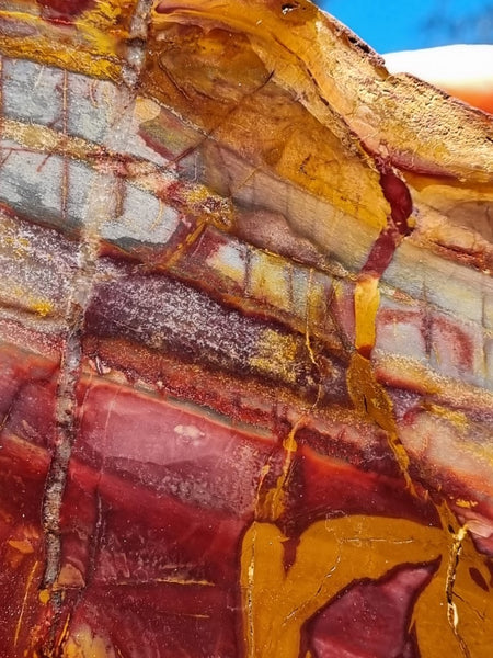 Sunset Jasper polished slab SU165