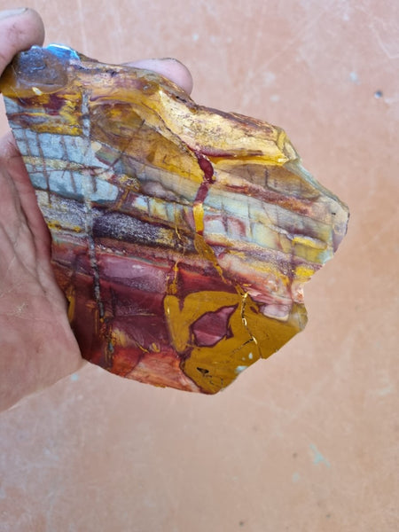 Sunset Jasper polished slab SU165