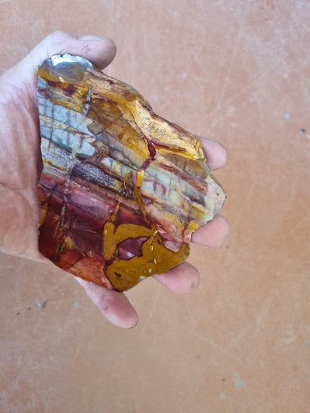 Sunset Jasper polished slab SU165