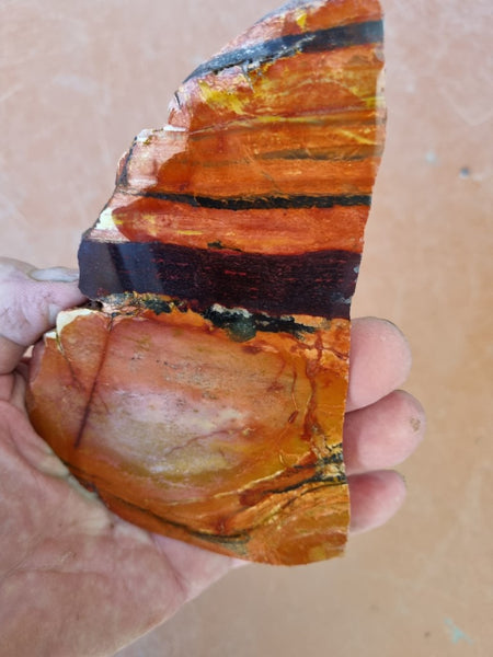 Sunset Jasper polished slab SU163