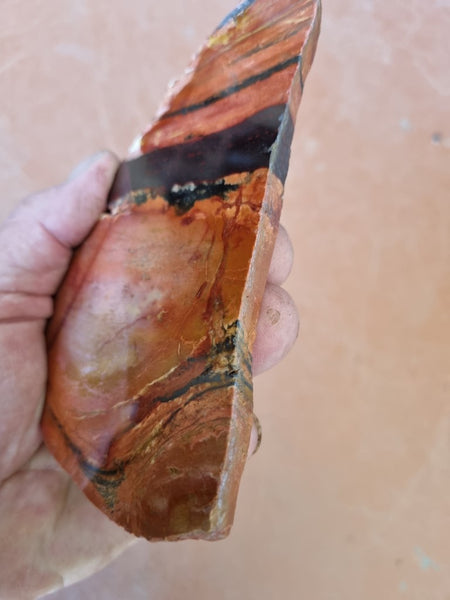 Sunset Jasper polished slab SU163